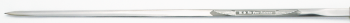 USA Airforce Academy Cadet Wing Commander Sword with scabbard and etching, blade length 32 inch