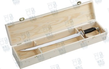 Coffret en bois représentatif pour sabre à champagne Cutlass